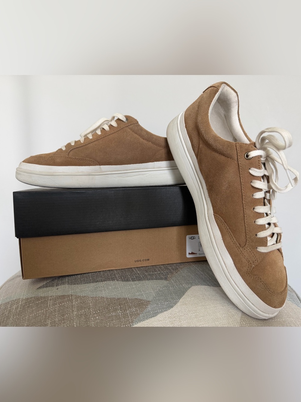 UGG Men's South Bay Suede Low-Top Sneaker in Chestnut